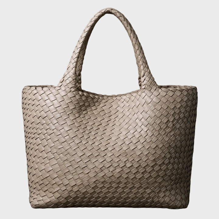 Yana Handwoven Leather Tote
