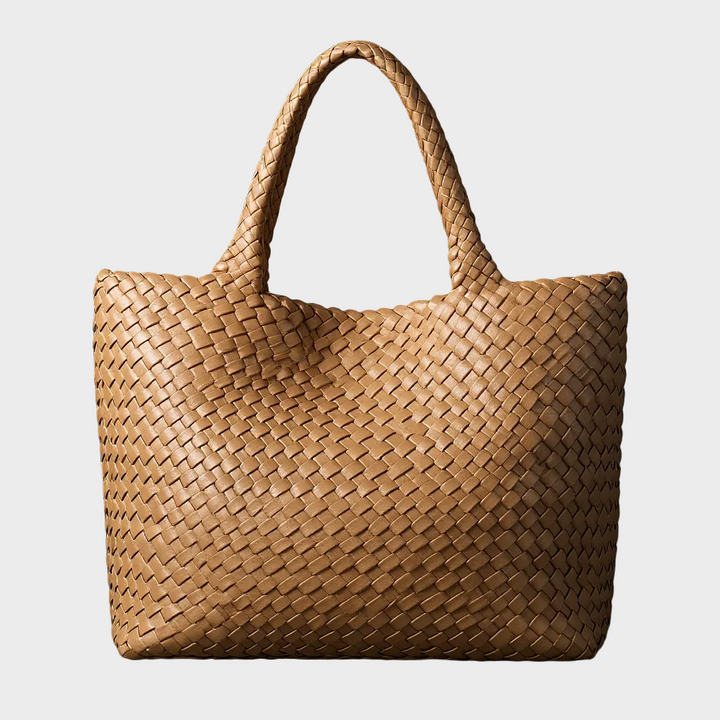 Yana Handwoven Leather Tote