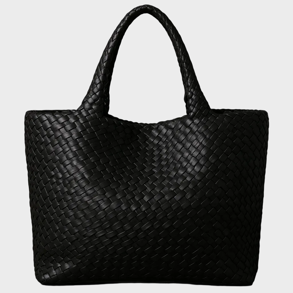 Yana Handwoven Leather Tote