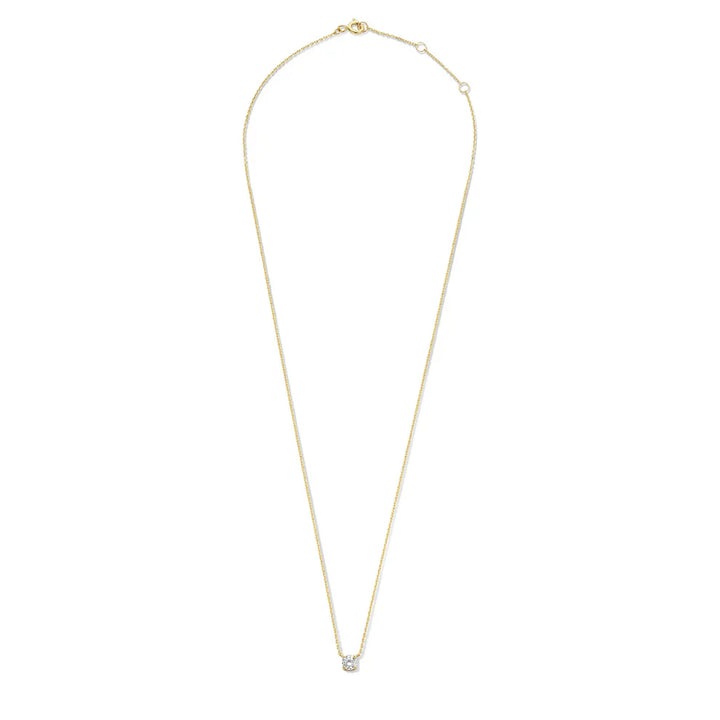 Jamie | Moissanite Stone Necklace 14k Gold