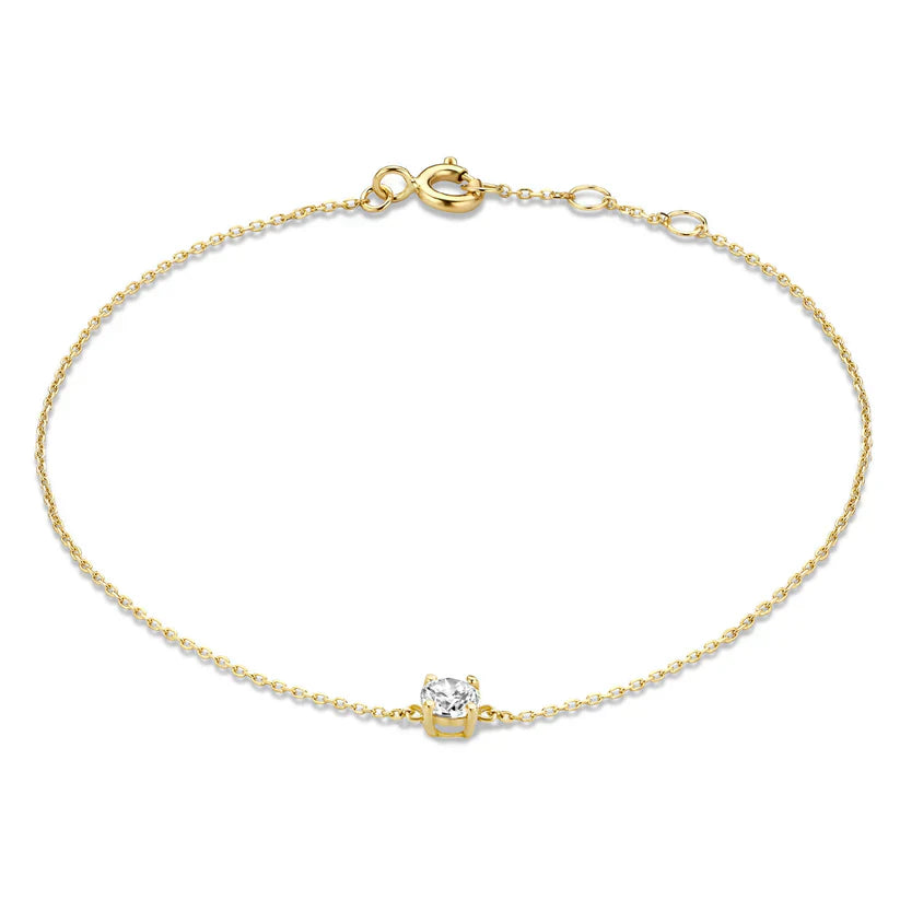 Jamie | Bracelet with Moissanite Stones in 14k Gold