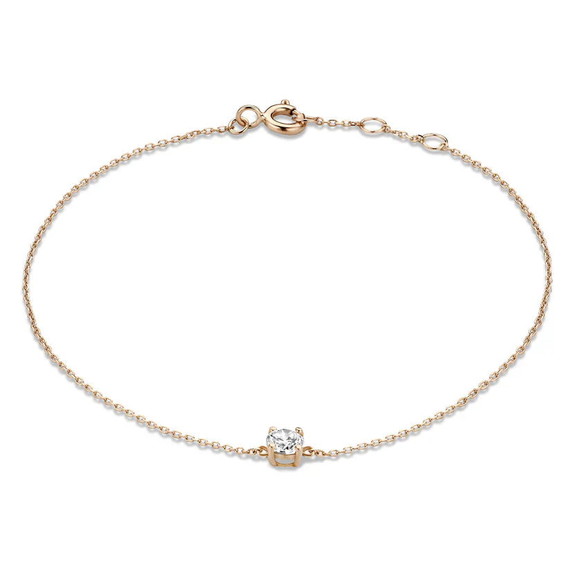 Jamie | Bracelet with Moissanite Stones in 14k Gold