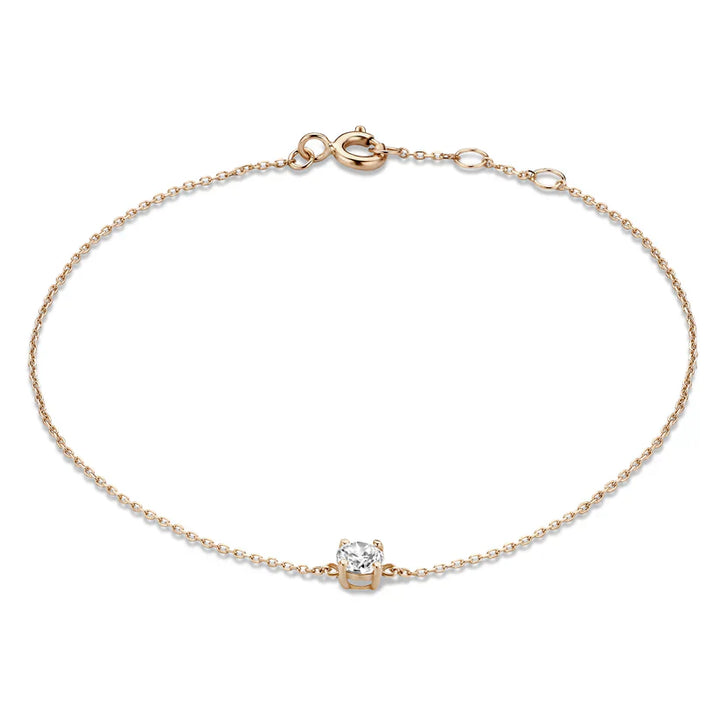 Jamie | Bracelet with Moissanite Stones in 14k Gold