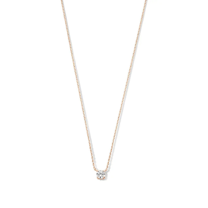 Jamie | Moissanite Stone Necklace 14k Gold