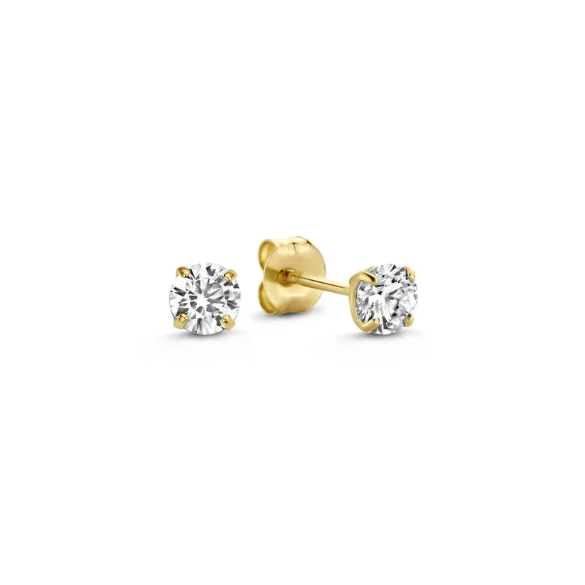Jamie | Diamond Pendant Earrings 18k Gold