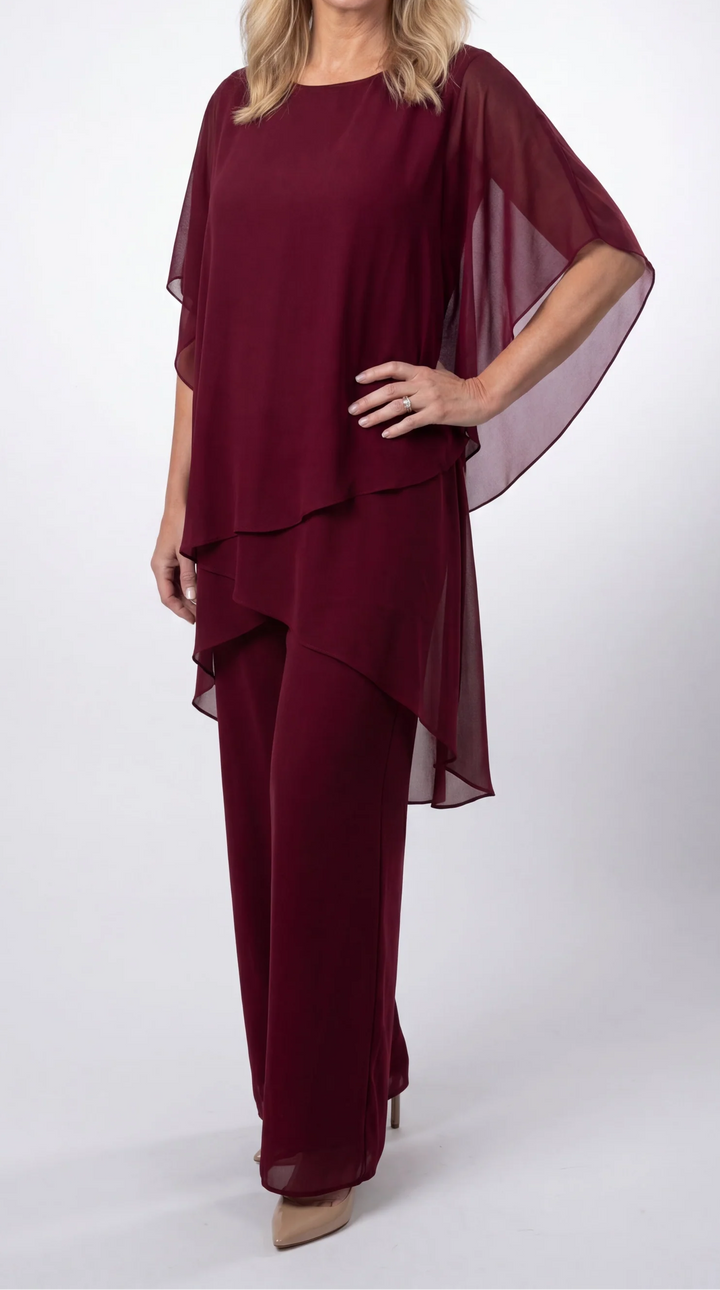 Elara | Two-Piece Palazzo Set — Relaxed Fit That Flatters Every Figure