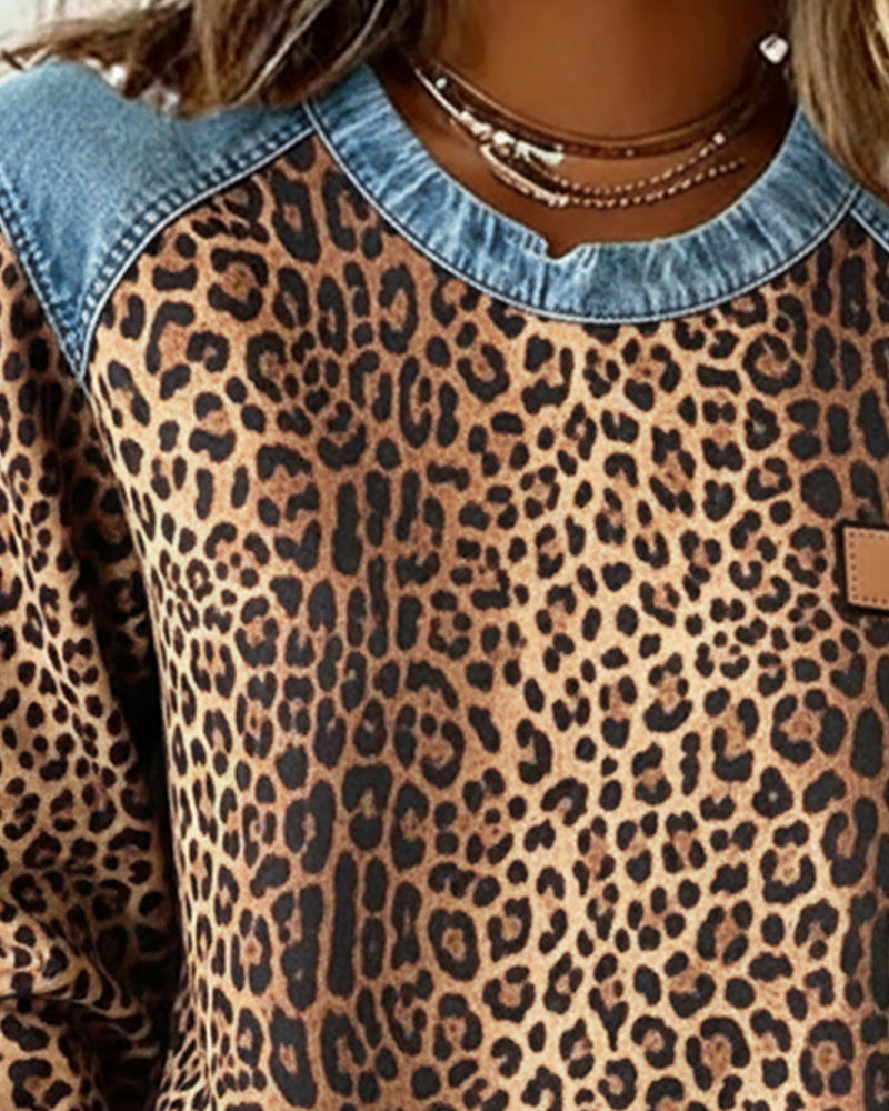 Thalassa | Leopard Print Sweatshirt