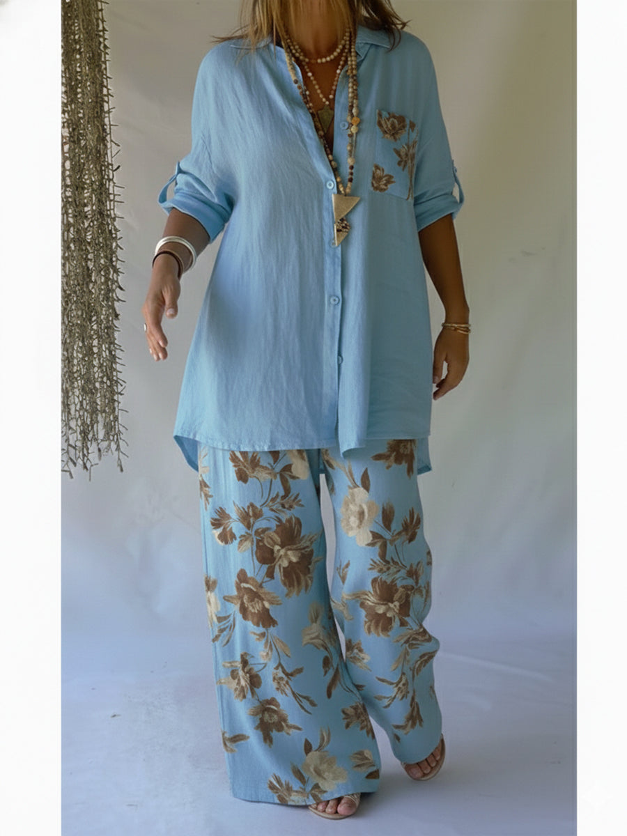 Isla™ | Relaxed Linen Floral Set