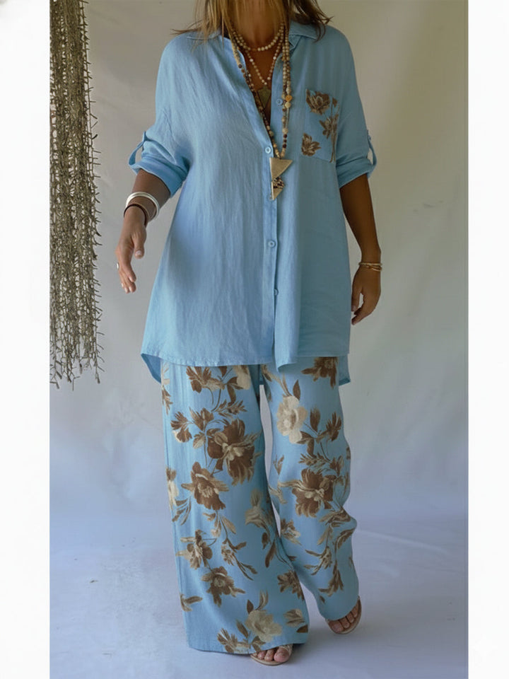 Isla™ | Relaxed Linen Floral Set