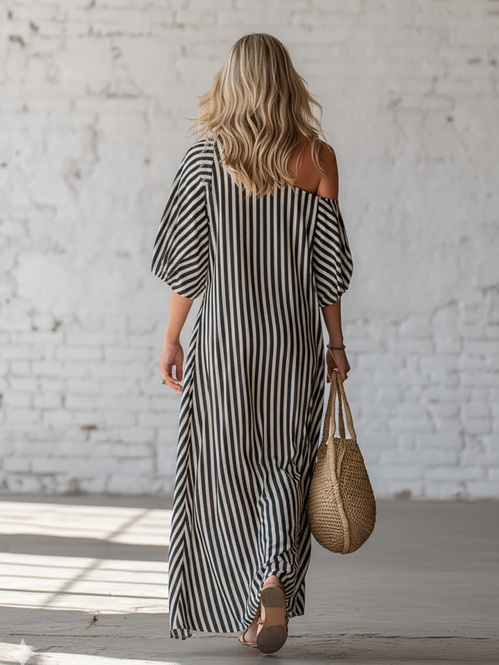 Serena™ | Effortless Striped Maxi Dress