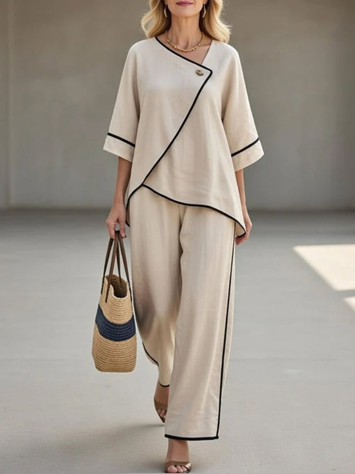 Elara™ | Elegant Linen Comfort Set