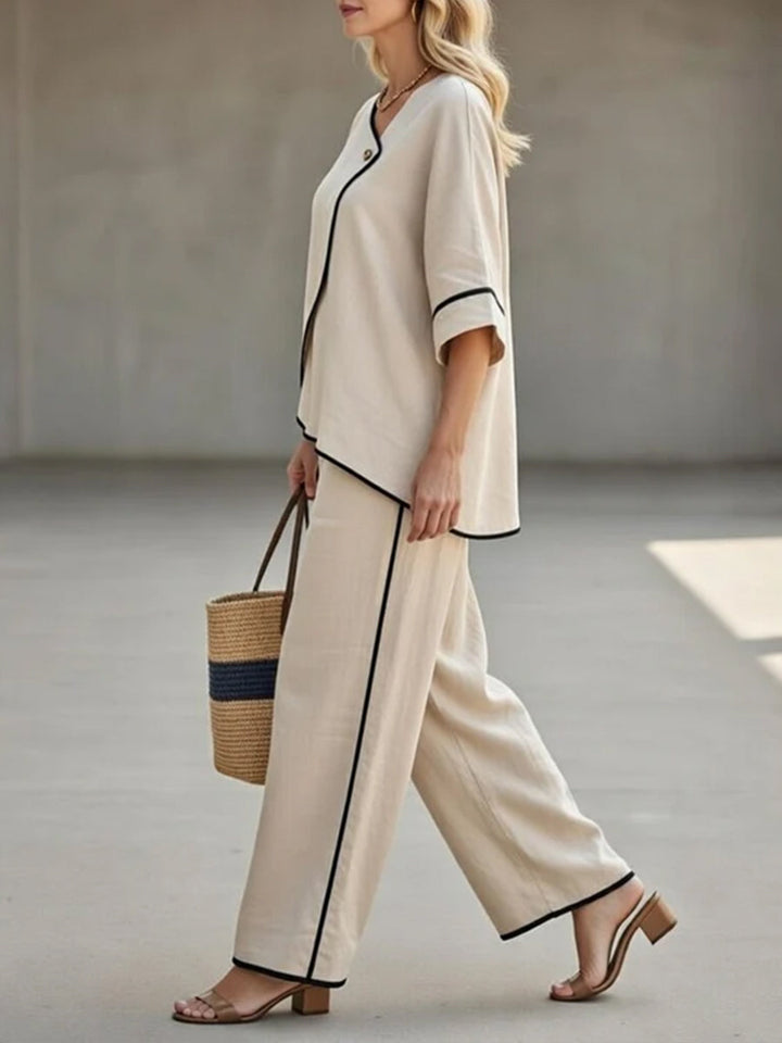 Elara™ | Elegant Linen Comfort Set