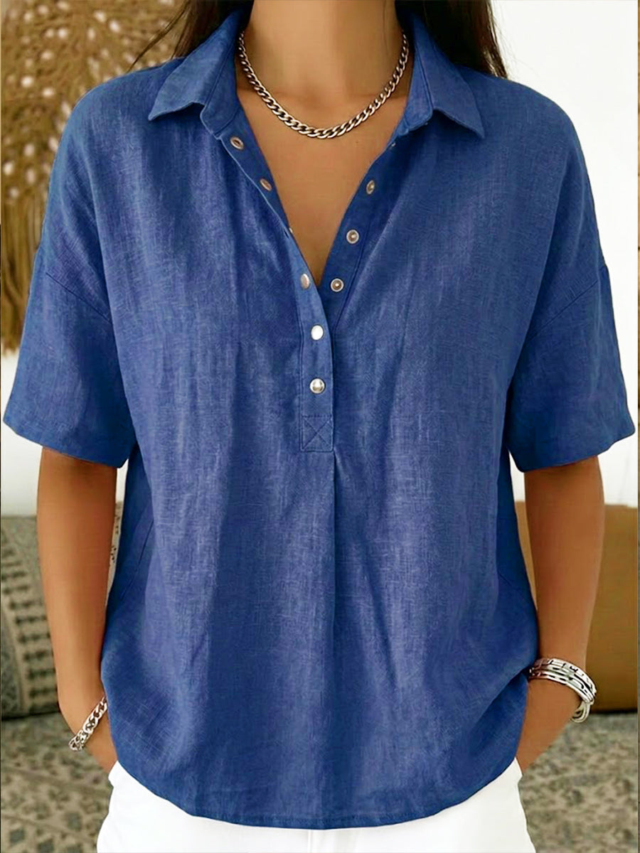 Noa™ | Essential Linen Blouse