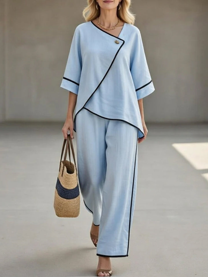 Elara™ | Elegant Linen Comfort Set