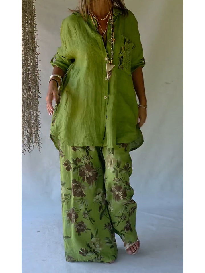 Isla™ | Relaxed Linen Floral Set