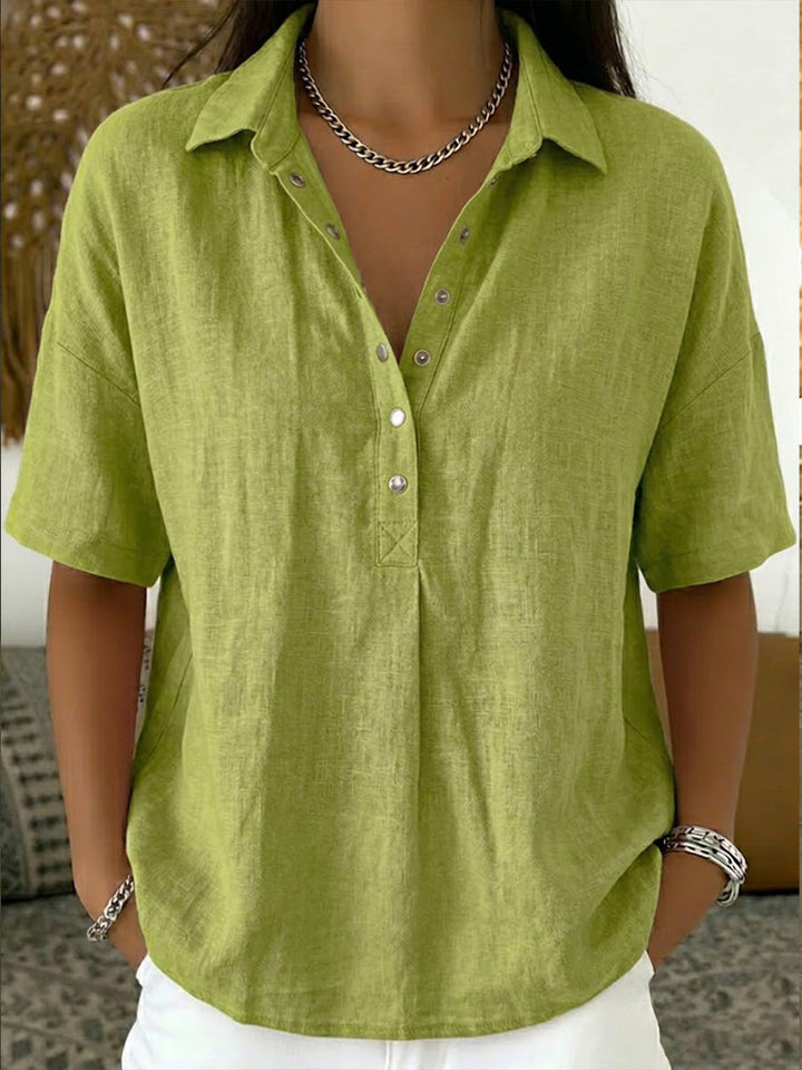 Noa™ | Essential Linen Blouse