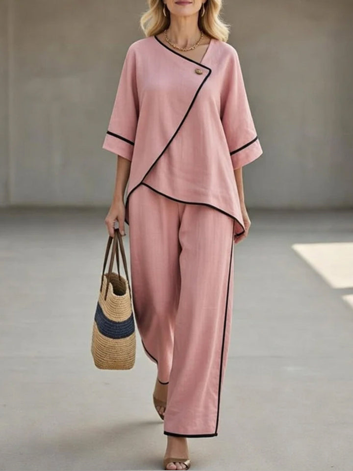 Elara™ | Elegant Linen Comfort Set