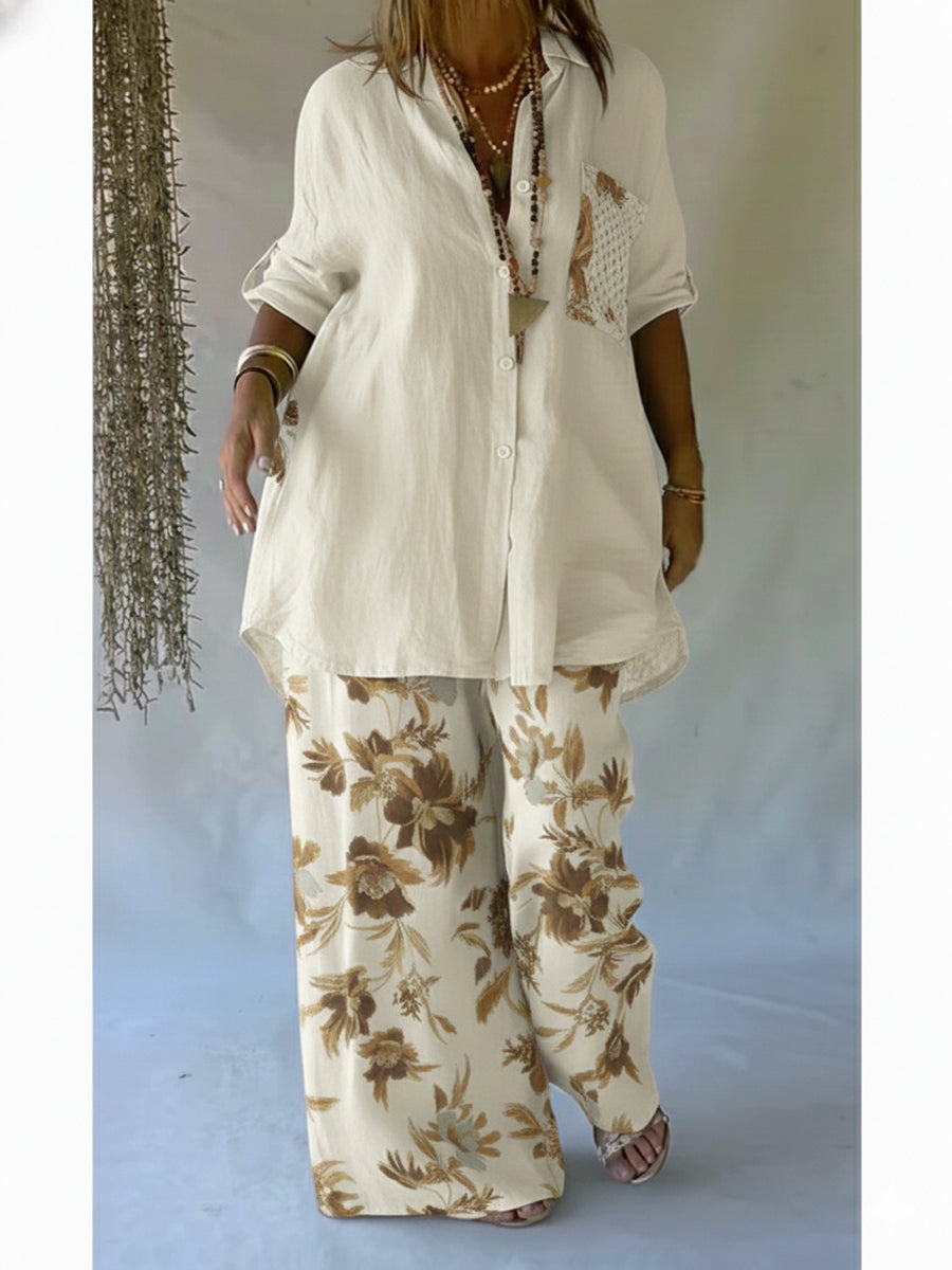 Isla™ | Relaxed Linen Floral Set