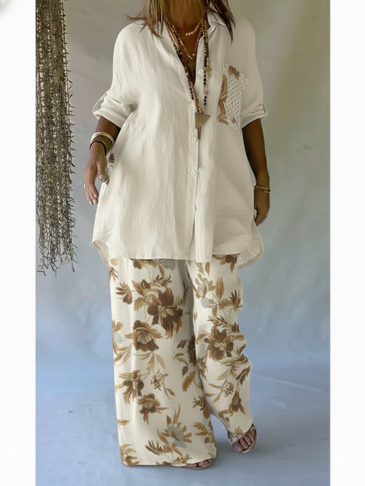 Isla™ | Relaxed Linen Floral Set