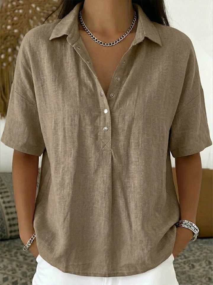 Noa™ | Essential Linen Blouse