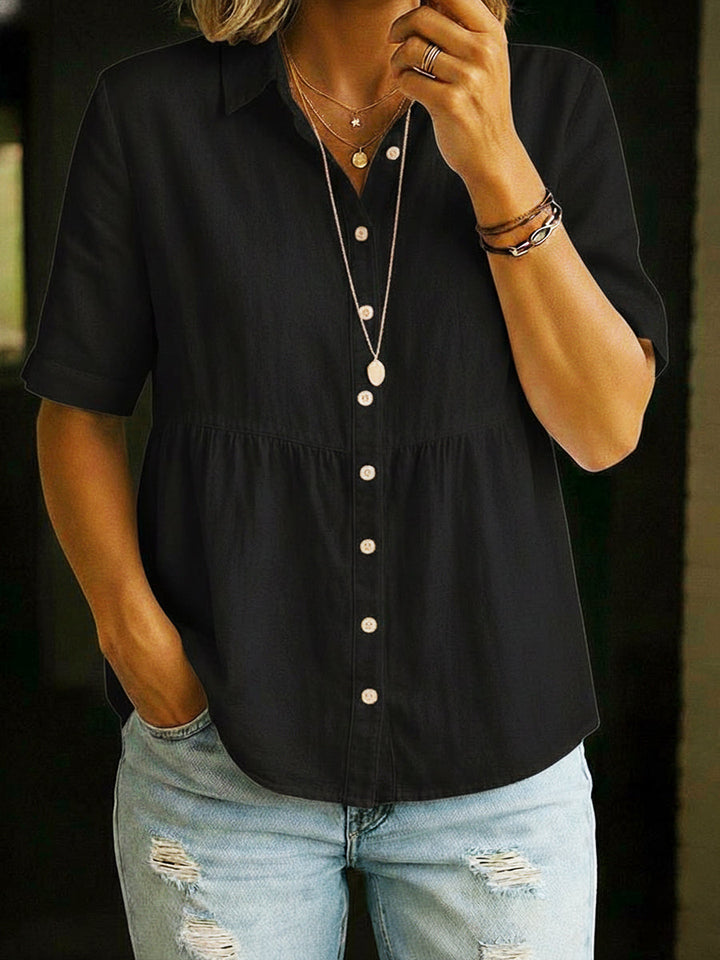 Elin™ | Everyday Linen Blouse