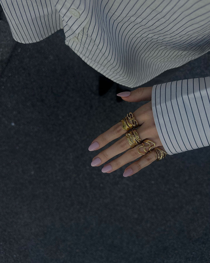 Jamie | Big Ring 18K Gold