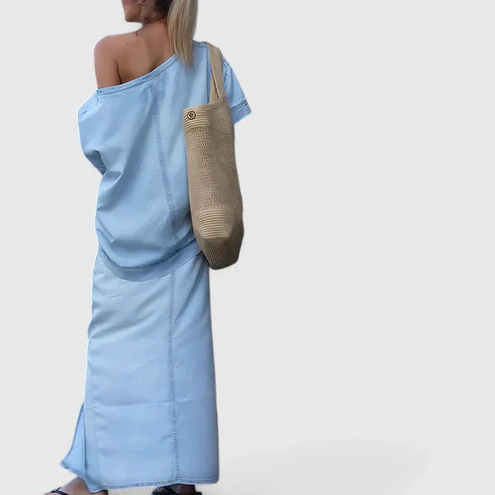 Jamie | Elegant Maxi Skirt Set