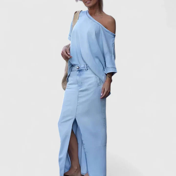 Jamie | Elegant Maxi Skirt Set