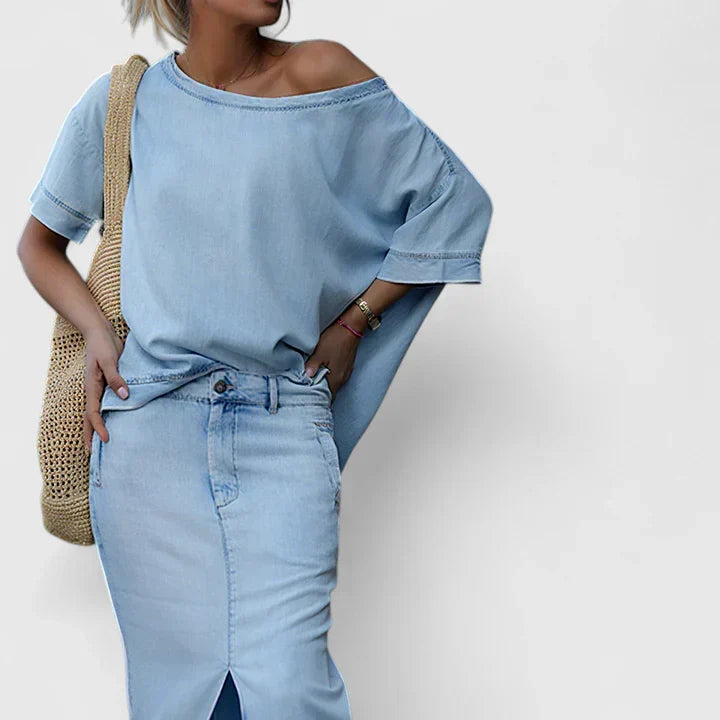 Jamie | Elegant Maxi Skirt Set