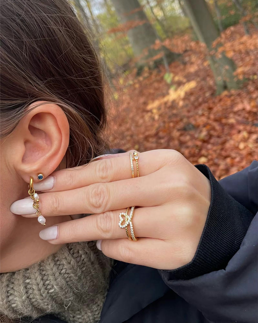 Jamie | Sunburst Earrings 18K Gold