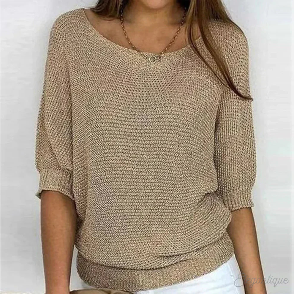 Evelyn | Elegant Knit Sweater